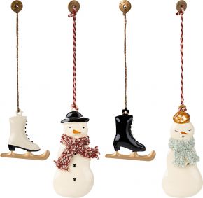 Maileg tree ornament Winter Wonderland 4 pcs