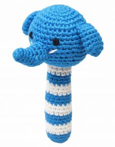 Naturezoo Crocheted Rattle Stick Elephant