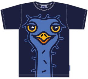 Bo Bendixen Unisex T-Shirt navy Ostrich