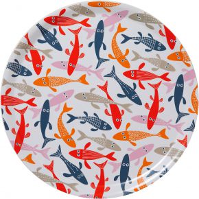 Bengt & Lotta The Pond tray Ø 38 cm multicolored