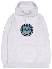 Makia Clothing x Baltic Sea Unisex hoodie light grey Klobben