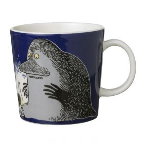Arabia Moomin Groke mug 0.3 l dark blue, grey