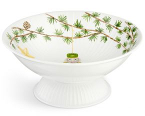 Kähler Design Hammershøi Christmas bowl on foot Ø 23 cm