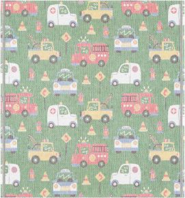 Ekeklund baby cotton blanket Cars baby cotton blanket (oeko-tex) 70x75 cm green, mulicolored