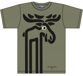 Bo Bendixen Unisex T-Shirt army Moose