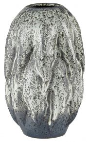 Villa Collection vase arctic ice grey height 26 cm