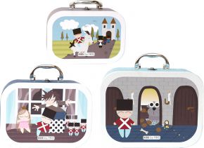 Kids by Friis suitcases 3 pcs Fairytale boy