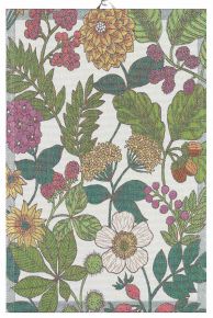 Ekelund Autumn Autumn Joy tea towel (oeko-tex) 40x60 cm green, white, multicolor