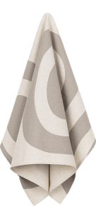 Marimekko Melooni (melon) tea towel 47x70 cm linen, light grey