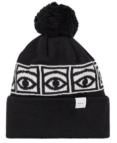 Makia Clothing Unisex beanie (merino) black, white Eksell