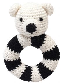 Naturezoo Crocheted Rattle Polar Bear