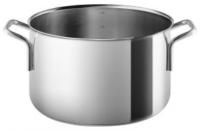 Eva Trio Steel Line casserole 6.5 l recycled stainless steel