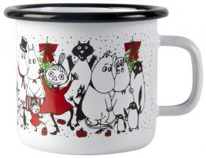 Muurla Moomin Winter Magic mug enamel 0.25 l