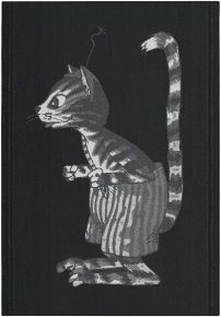 Ekelund Pettson & Findus Findus tea towel (oeko-tex) 35x50 cm black, white