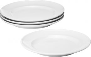 Georg Jensen Henning Koppel plate Ø 16 cm 4 pcs white