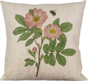 Emma Sjödin cushion covern 47x47 cm cm Wild Rose & Bumblebee