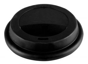 Muurla take away plastic lid for 0.37 l cups black