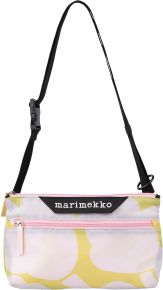 Marimekko Unikko Neat Crossbody shoulder bag 17x32x7 cm yellow, light lilac