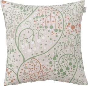 Spira of Sweden Country House Ranka cushion cover (oeko-tex) 47x47 cm green, multicolored