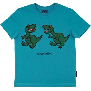 Bo Bendixen Kids Unisex T-Shirt petrol, green 2 T-Rex