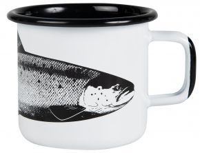 Muurla Nordic The Salmon cup / mug enamel 0.37 l