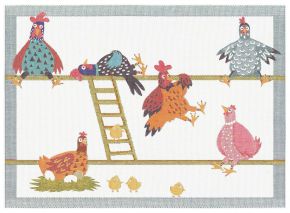 Ekelund Easter Chicken Coop placemat (eco-tex) 35x48 cm