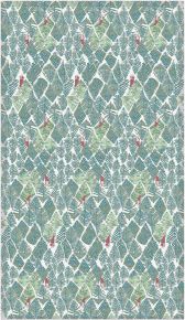 Ekeklund Christmas & Winter Tipp Tapp tablecloth (oeko-tex) green, white, red