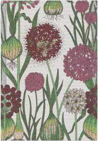 Ekelund Spring Allium tea towel (oeko-tex) 35x50 cm green, white, purple