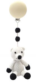 Naturezoo Crocheted Pram Pendant Polar Bear