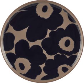 Marimekko Unikko Oiva plate Ø 20 cm terra, dark blue