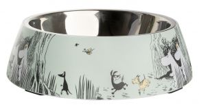 Muurla Moomin Pets feeding bowl height 8 cm Ø 26 cm green