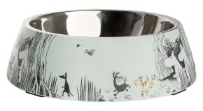 Muurla Moomins Pets feeding bowl height 8 cm Ø 26 cm green