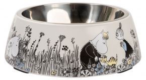 Muurla Moomins Pets feeding bowl height 6.8 cm Ø 22 cm grey