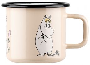 Muurla Moomin Retro Snork girl mug enamel 0.37 l beige, multicolored