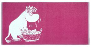 Finlayson Moomin Snorkmaiden washes bath towel (eco-tex) 70x140 cm pink