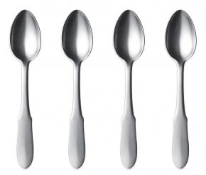 Georg Jensen Mitra tea spoon / children spoon long 4 pcs mat