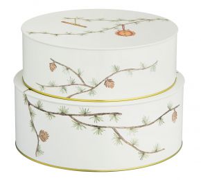 Kähler Design Hammershøi Christmas cookie box set of 2