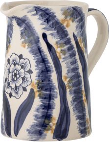 Bloomingville jug / vase height 21 cm blue Anuuk