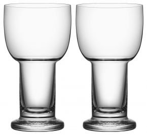 Kosta Boda Picnic goblet 48 cl 2 pcs clear