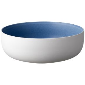 Studio Round North bowl Ø 25 cm matt white, matt coloured river