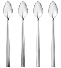 Georg Jensen Bernadotte Caffe Latte spoon 4 pcs polished