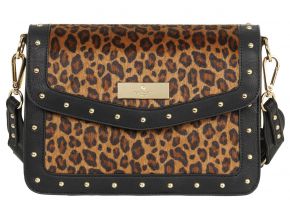 Rosemunde Copenhagen shoulder bag leopard look Elba 25x32 cm