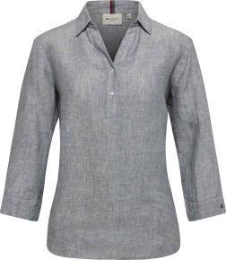 REDGREEN Ladies blouse with half button placket linen Anya