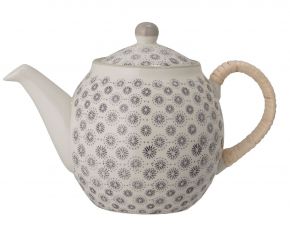 Bloomingville Elsa teapot 1.2 l cream white, grey