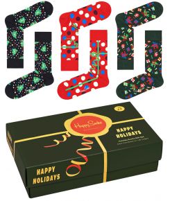 Happy Socks Unisex socks Holiday gift box 3 pcs