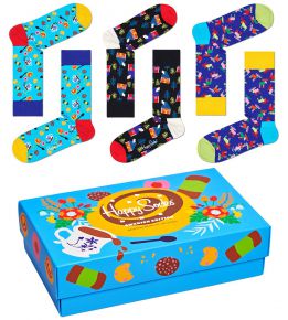 Happy Socks Unisex socks Swedish Edition gift box 3 pcs