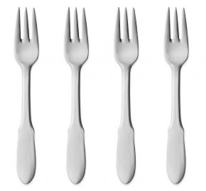 Georg Jensen Mitra pastry fork 4 pcs mat