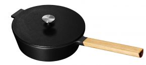 Morsø N.A.C. sauté pan 2.2 l with lid / wooden handle cast iron