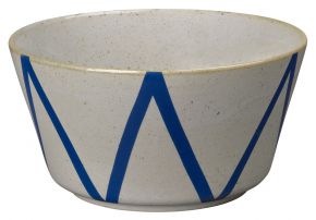 Lyngby Porcelæn DAN-Ild bowl Ø 21 cm beige, blue