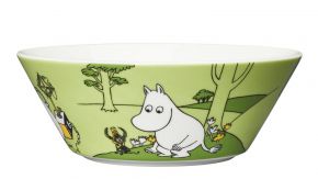Moomin by Arabia Moomintroll bowl Ø 15 cm grass green